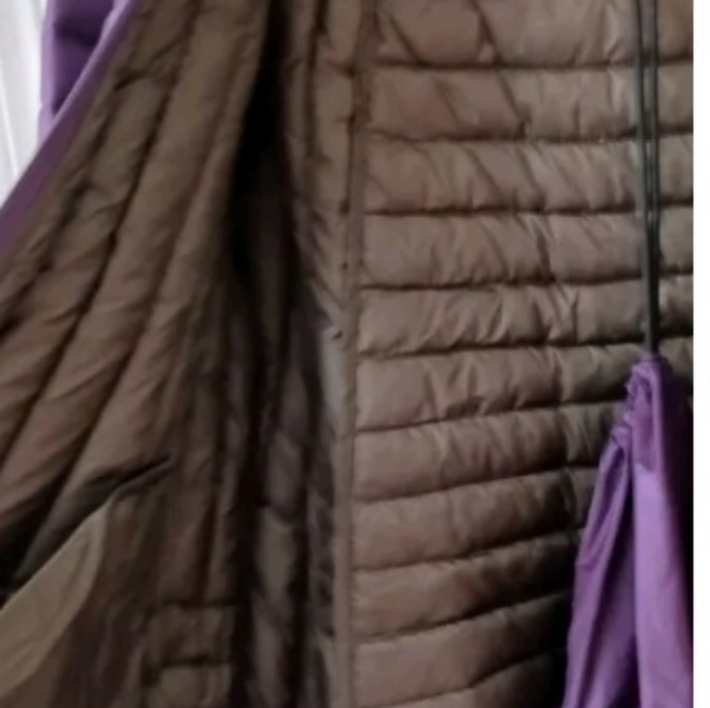 Halifax Traders PURPLE Ultralight Packable/washable Down Jacket Coat Women's L - Picture 5 of 8
